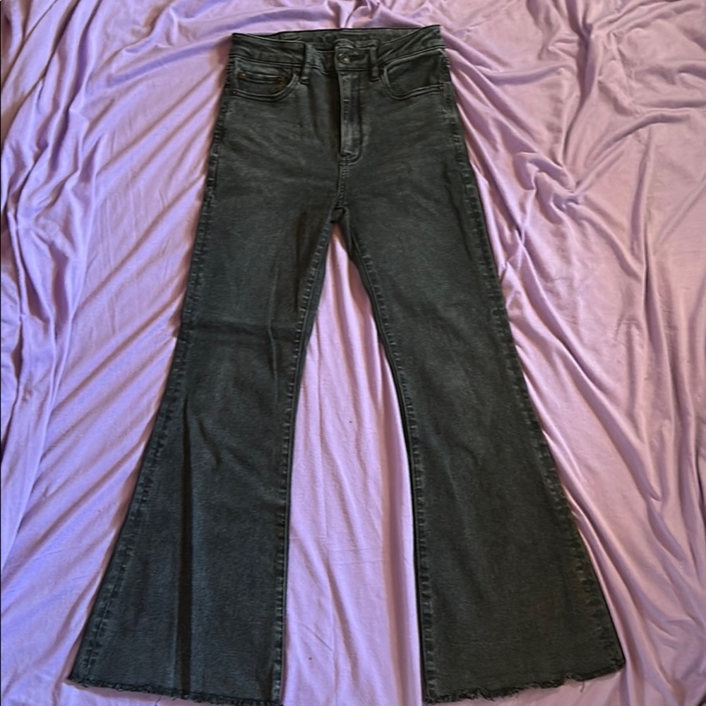 Black American Eagle Jeans Bell Bottom, size 2